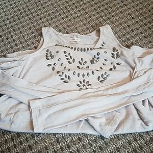 Cold Shoulder Long Sleeve